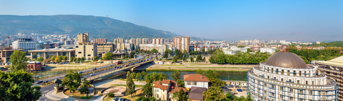 Panorama of Skopje from the fortress - Macedonia